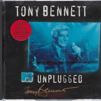 Tony Bennett MTV Unplugged signed CD 