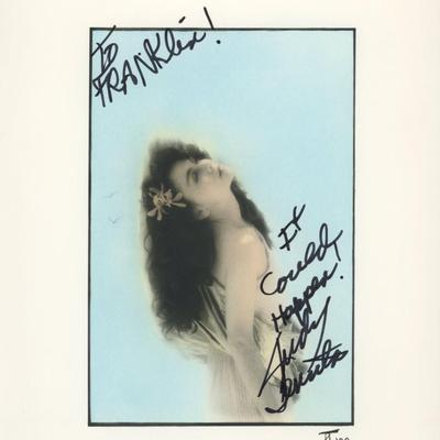 Grammy winner Judy Tenuta signed photo
