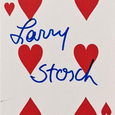F Troop Larry Storch signed playing card 