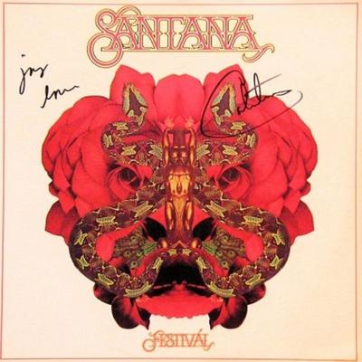 Santana signed Festival album
