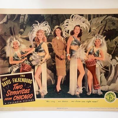 Two SeÃ±oritas from Chicago 
 original 1943 vintage lobby card