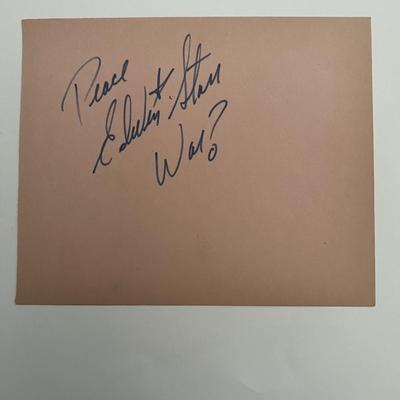 Edwin Starr original signature