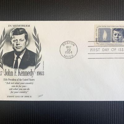 John F Kennedy first day cover
