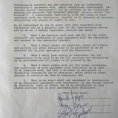 The Standells signed contract 