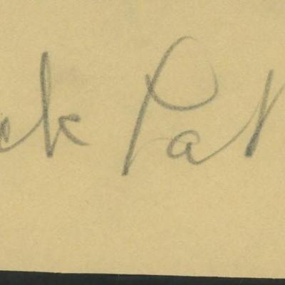 The Untouchables Jack LaRue original signature