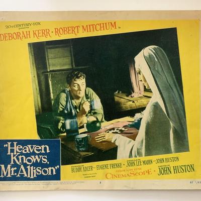 Heaven Knows, Mr. Allison original 1957 vintage lobby card