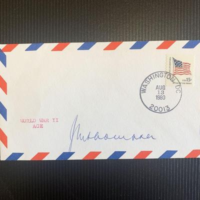 John M Thompson signed first day cover