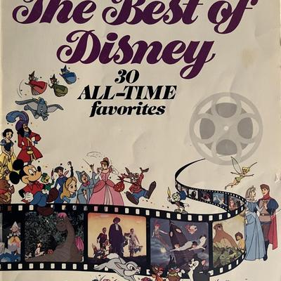 Best of Disney 30 Favorites book. 9x12 inches