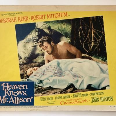 Heaven Knows, Mr. Allison original 1957 vintage lobby card
