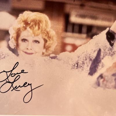 Lucille Ball signed photo