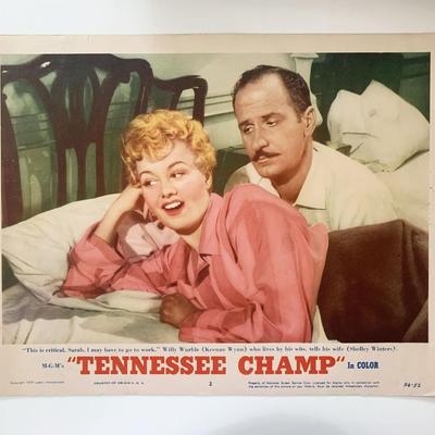 Tennessee Champ 1954 vintage lobby card