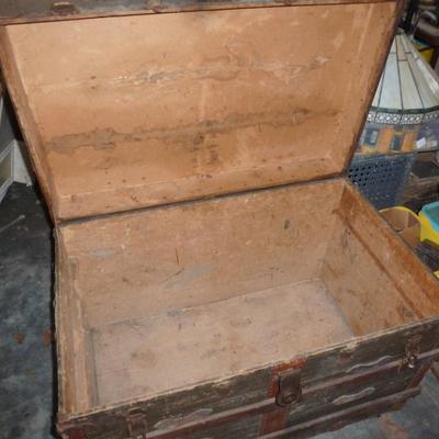 Steamer Trunk- Approx 36" x 24" x 21" Deep