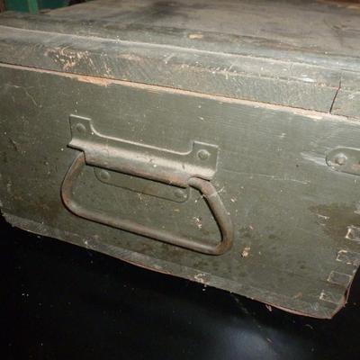 Tin Lined Military Ammo Box