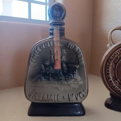 LARAMIE WYOMING AND CENTENNIAL BEAM BOTTLES (EMPTY)