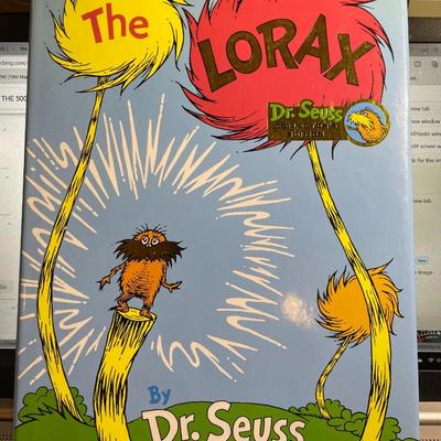 The Lorax Hardcover by Dr. Seuss Collector's Edition in Good Condition.