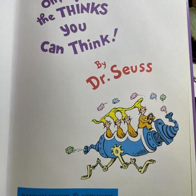 Oh, the Thinks You Can Think! Hardcover by Dr. Seuss Collector's Edition in Good Condition.