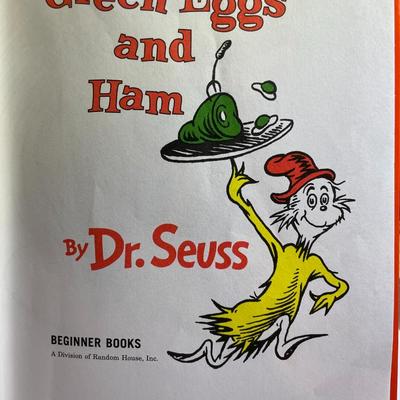 Green Eggs and Ham Beginner Books by Dr Seuss in Good Preowned Condition.