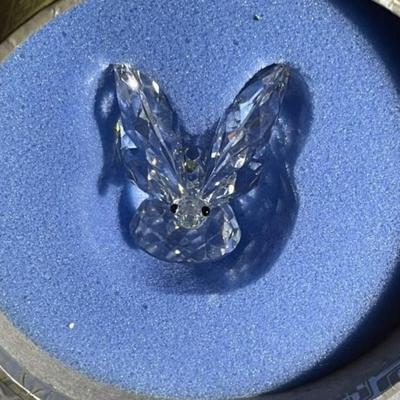 Swarovski Crystal Figurine Butterfly Large 7639 Nr-055 NIB as Pictured.
