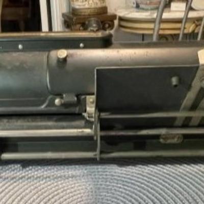Todd Protectograph Co. Hand Crank Check Writer Early 1900's in Good Preowned Condition 16" Long.