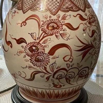 Early Japanese Kutani/Satsuma Hand Painted Signed Red/Gold Mark Vase from 1800's 15.5