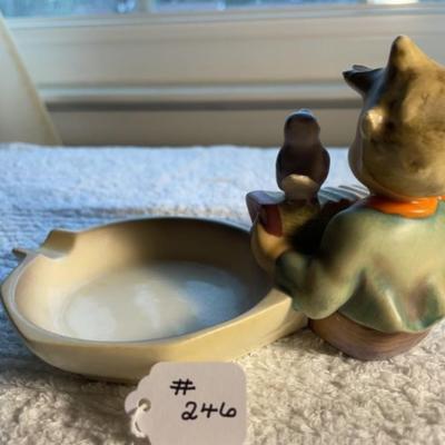 HUMMEL Figurine #114 TMK-3 LET'S SING ASHTRAY 3.50"x 6.75" in Good Preowned Condition as Pictured.