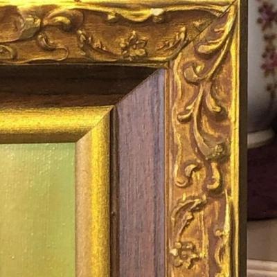 Vintage Alma R. Caldwell Oil on Canvas Still Painting Frame Size 19â€ x 23.5â€ Preowned from an Estate.