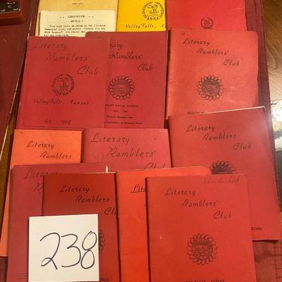 VF 1960 Literary Ramblers Club Booklets