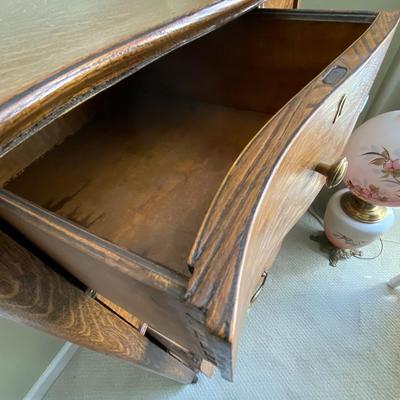 Antique Tiger Oak Six-Drawer Dresser
