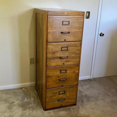 MARSHALL FIELD ~ Solid Wood Filing Cabinet
