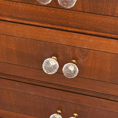 MCM ~ Mahogany Inlaid Dresser & Bachelor Chest