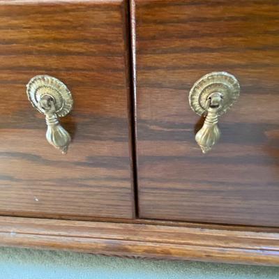 Antique Tiger Oak Wash Stand