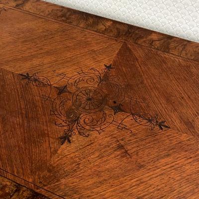 Inlaid Mahogany Occasional Table