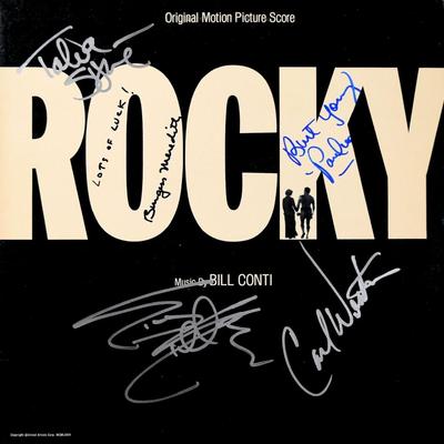 Rocky signed soundtrack album