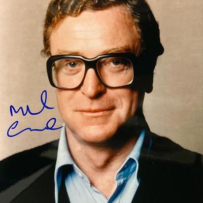 Michael Caine signed photo