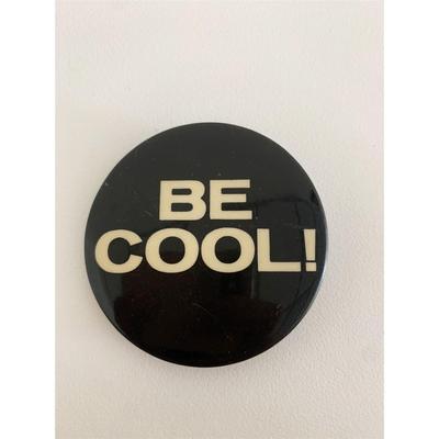 Be cool vintage pin