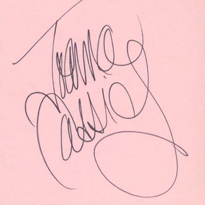 Joanna Cassidy original signature