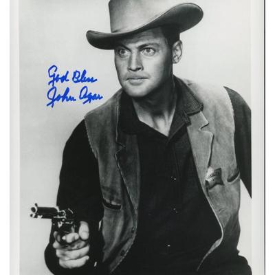 John Agar signed Fort Apache photo. GFA Authenticated