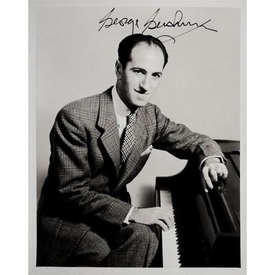 George Gershwin signed photo