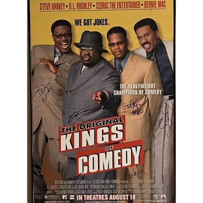The Kings of Comedy cast signed movie poster