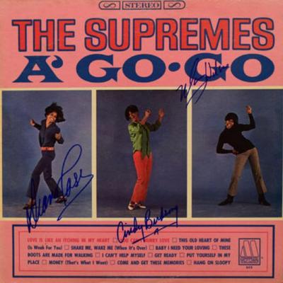 The Supremes signed A Go Go album