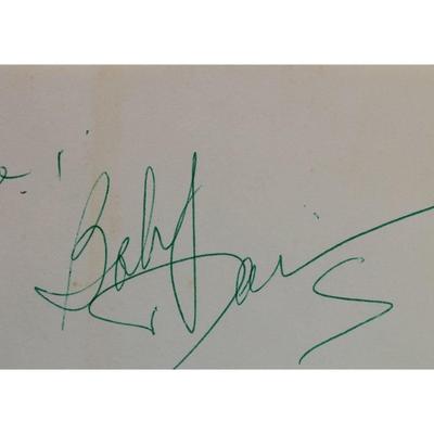 Bobby Darin signed slip 