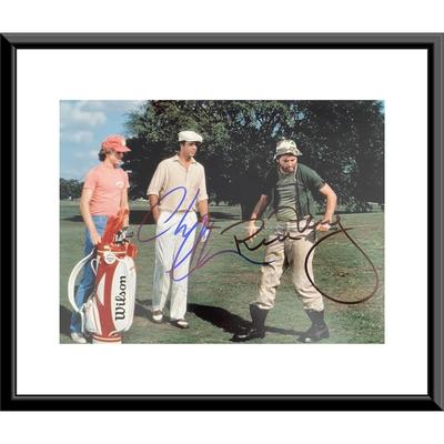 Caddyshack Chevy Chase and Bill Murray signed photo