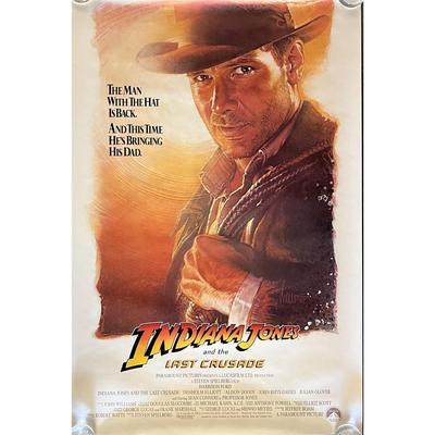 Indiana Jones and the Last Crusade 1988 original vintage movie poster