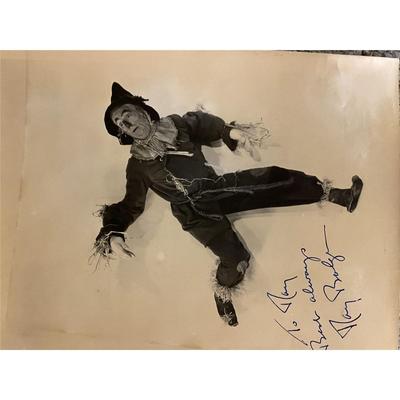 Ray Bolger Wizard of Oz signed photo
