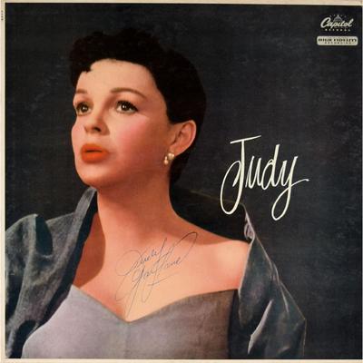 Judy Garland Judy signed album