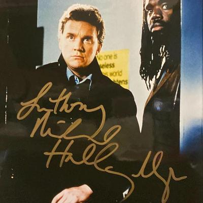 The Dead Zone Anthony Michael Hall and John L Adams Signed Photo