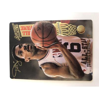 Julius Erving Hall of Fame Basketball Card 25th Anniversary