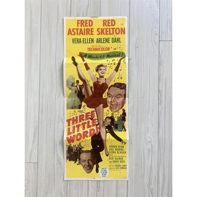 Three Little Words original 1950 vintage movie poster