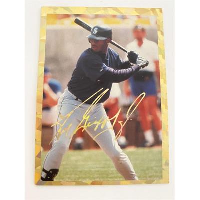 Ken Griffey Jr. Mariners Facsimile Signed Baseball Card