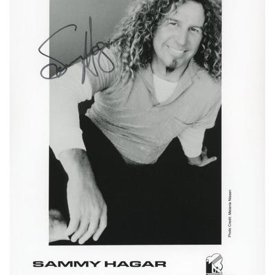 Sammy Hagar signed photo